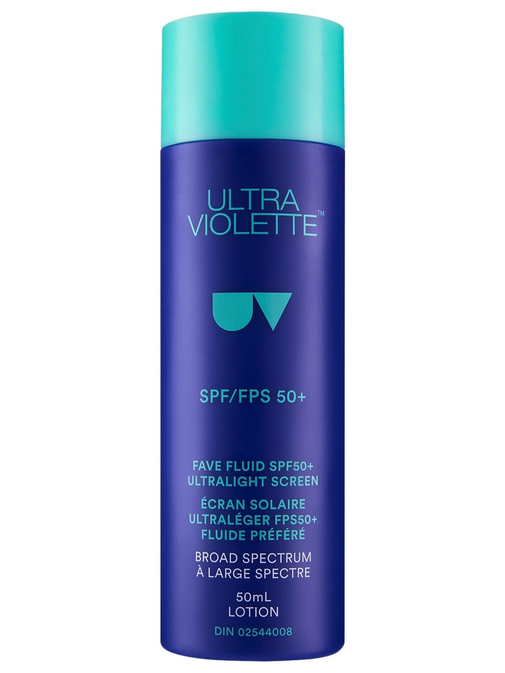 Ultra Violette Fave Fluid SPF 50+ Ultralight Fragrance Free Facial Sunscreen